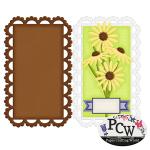 Daisy with Scalloped Edge Card