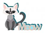 Meow Cat Title