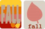 Fall Leaf Journaling Cards