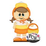 Candy Corn Cutie Patootie Girl