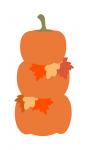 Stacked Pumpkins