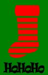 Ho Ho Ho Stocking Card
