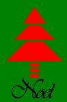 Noel Tree Card