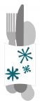Silverware Holder Snowflakes