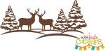 Deer Winter Scene 2