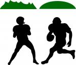 Football Party Collection: Player Silhouettes