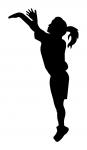 Basketball Party Collection: Girl Silhouette 