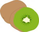 Cut Kiwi Fruit