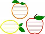 Shaped Journaling Collection: Fruit