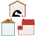 Shaped Journaling Collection: Houses