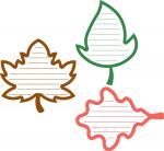 Shaped Journaling Collection: Leaves