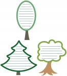 Shaped Journaling Collection: Trees