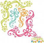 Hibiscus Corner Flourish Set