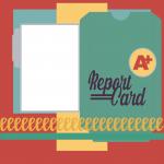 School Days Album Collection: Report Card Layout