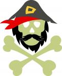 Toxic Pirate Skull