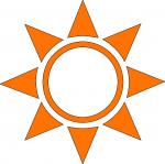 Holidays and Seasons Monogram Toppers: Sunshine