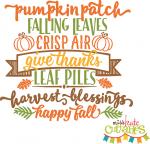 Autumn Word Art