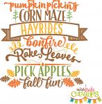 Fall Fun Word Art