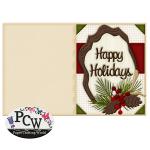 Pinecone Holiday Card