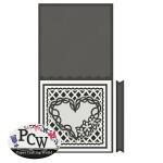 Heart Vine Lattice Card