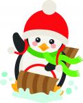 Sledding Penguin