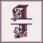 Split Monogram Collection: J