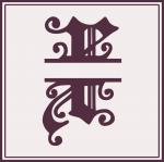 Split Monogram Collection: X