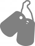 Dog Tags Silhouette