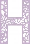 Floral Alphabet Collection: Floral-H