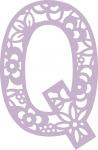 Floral Alphabet Collection: Floral-Q