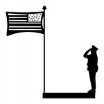 Soldier Saluting