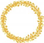 Leaves and Laurels Collection: Fall Berries Wreath Silhouette