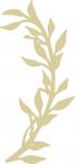 Leaves and Laurels Collection: Young Leaves Branch Silhouette