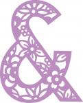 Floral Alphabet Collection: & (ampersand)