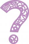 Floral Alphabet Collection: ? (question mark)