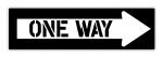 One Way Sign