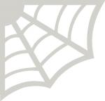 At the Graveyard Collection: Corner Spider Web