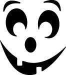 Happy Jack-O-Lantern Face