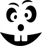 Toothy Jack-O-Lantern Face