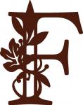 Fall Leaves Monogram Collection: F