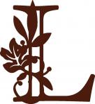 Fall Leaves Monogram Collection: L