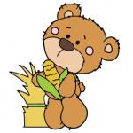 Bear with Corn