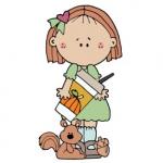 Girl with Pumpkin Spice Drink