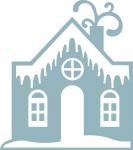 Twas the Night Before Christmas Collection: Christmas House Silhouette