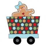Train with Gingerbread Girl