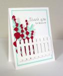 Easy Thank You Cards Collection: Picket Fence Thanks Card