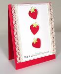 Easy Thank You Cards Collection: Thank You Berry Much Card