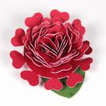 Spring Twirled Flowers Collection: Heart Petal Flower