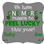 St. Patricks Day Birth Announcement