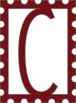 Postage Stamp Alphabet Collection: C